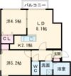 ブランシャール豊平パークサイドの間取り画像