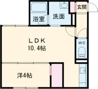 ECLAT厚別の間取り画像