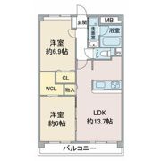 ブライディア上社の間取り画像