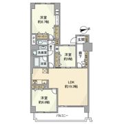 コスモ東戸塚グランパルクA棟の間取り画像