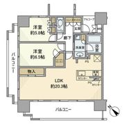 ファインフラッツ草津ザ・フロントの間取り画像