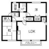 ハイツ南花屋敷の間取り画像