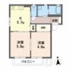 ハイネス北中央Aの間取り画像