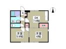 ハイツブルーナの間取り画像