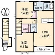 ミモザ I棟の間取り画像