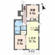 シャーメゾン宝田の間取り画像