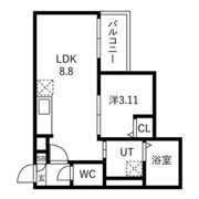 Jack higashimatsuyamaⅠの間取り画像