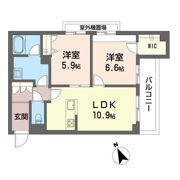 シエルブルーの間取り画像