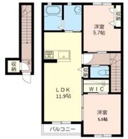 ラフィーネBの間取り画像