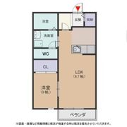 ディアコート安田の間取り画像