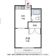 ヒルズ池下 B棟の間取り画像