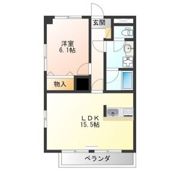 ベリエ京町(旧・NARABU参番館)の間取り画像