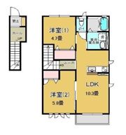 スマートハイツEの間取り画像