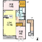 レグルス D棟の間取り画像