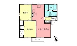 グレイスⅠの間取り画像