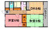 メゾンRの間取り画像