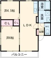 エスハイムの間取り画像