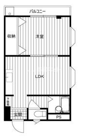 エメラルドマンション久末の間取り画像