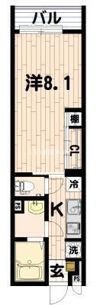 fare KAWASAKIの間取り画像