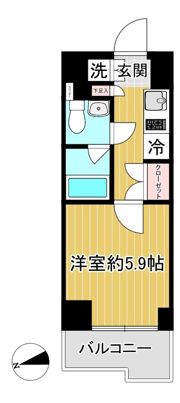 ルーブル川崎七番館の間取り画像