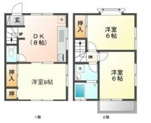 ルーミー牛久43号館の間取り画像