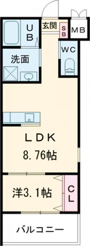 GAZELLE NOAH尼崎次屋の間取り画像