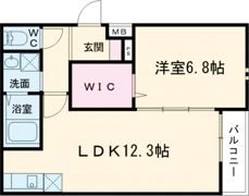 フジパレス湊駅東の間取り画像