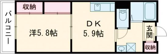 フェニーチェⅡの間取り画像