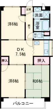 花田ハウスの間取り画像