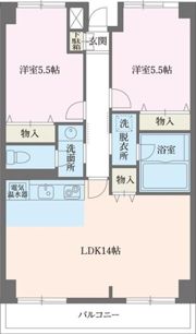 スカイコートの間取り画像