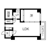 パグーロ東平尾IIの間取り画像
