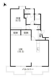 エクシード中沢の間取り画像
