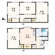 ルーミー牛久53号室の間取り画像