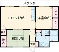 イーストハイムの間取り画像