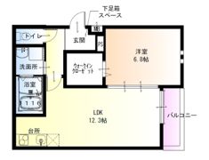 フジパレス湊駅東の間取り画像