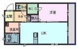 ベレオ古江見の間取り画像
