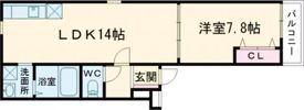 フジパレス湊駅東の間取り画像