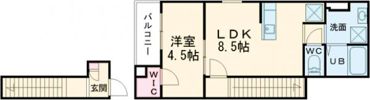 ジーメゾン奈良クレールの間取り画像