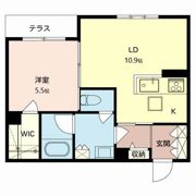 クレールコートの間取り画像