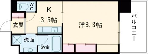 フォーラム牛田7の間取り画像