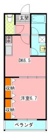 メイ・クレールの間取り画像