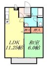 パナハイツ上原の間取り画像