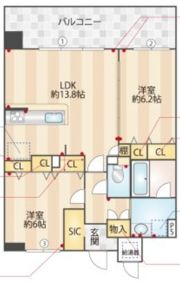 那珂川ヒルズの間取り画像