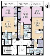 Maison Futaba（メゾンふたば）の間取り画像