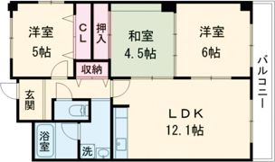 ベガ中上の間取り画像