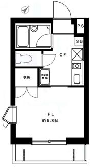 ヒルズコーナー鷺沼の間取り画像