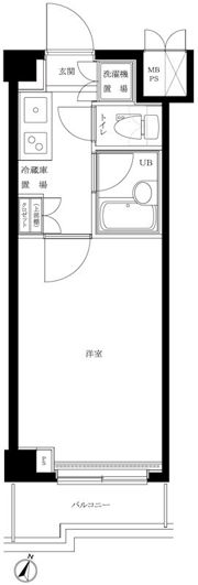 ルーブル中野沼袋弐番館の間取り画像