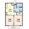 ディアス北村 Cの間取り画像