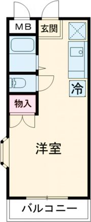 K,Sハイツの間取り画像
