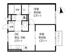 グリーンヒルみのりの間取り画像